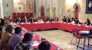 Un momento de la reunión del Consell de Salut.