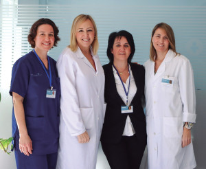 Maria Jesús Villalonga, Isabel Bonnín, Agustina Arcos y Dolores Moreno