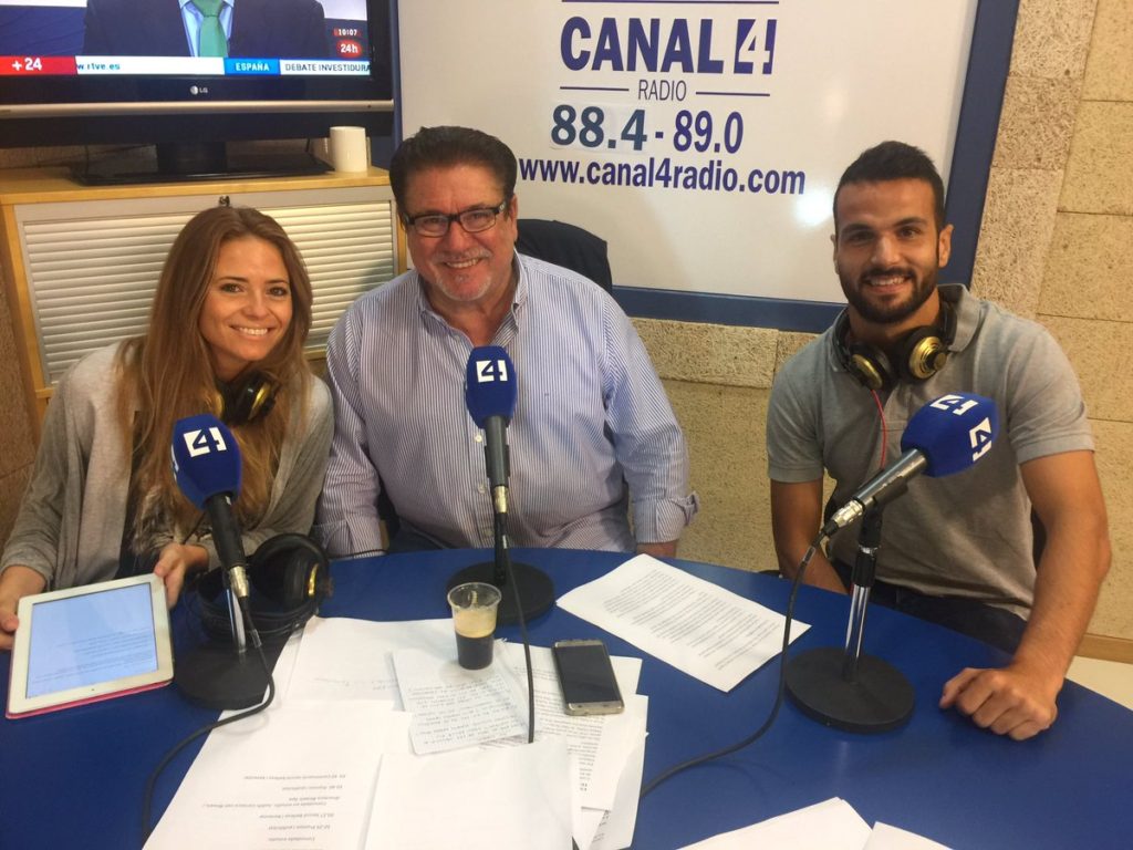 Miquel Bestard,d' @IllesCW ens explica a @Canal4Radio l'app 'Illes training' per controlar seu entrenament,resultats,horaris i interactuar