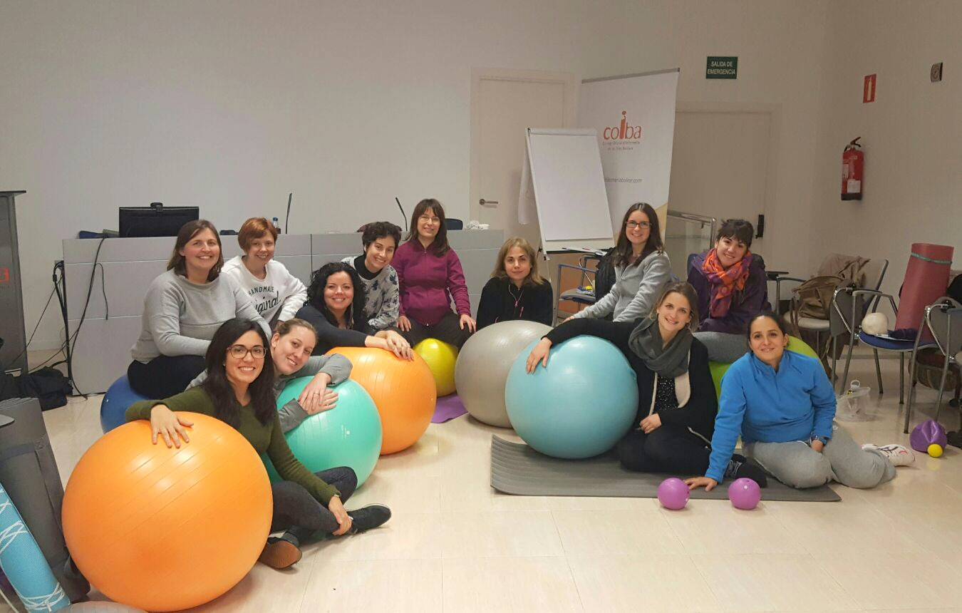 Ejercicios con pelotas. Para el embarazo y el parto